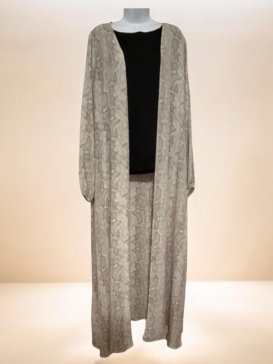 Buddy Love Jackets & Blazers - 🎉HP🎉Buddy Love Long Beige Beautiful print Cardigan🎉HP🎉